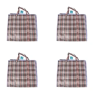Nuttige Kleding- en Speelgoedopslag - 4x Grote Tas - 50cm x 48cm x 28cm - Inhoud: 4 x opbergtas met ritsluiting